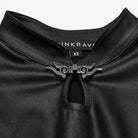 PUNK RAVE Women's Gothic Cheongsam Collar Batwing Fishtail Prom Dress