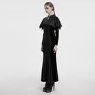 PUNK RAVE Women's Gothic Cheongsam Collar Batwing Fishtail Prom Dress