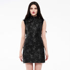 PUNK RAVE Women's Gothic Cheongsam Slim Fitted Dresses