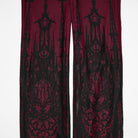PUNK RAVE Women's Gothic Church Skull Printed Leggings