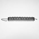 PUNK RAVE Women's Gothic Cross Lace Choker