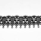 PUNK RAVE Women's Gothic Cross Lace Choker