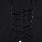 PUNK RAVE Women's Gothic Cross Lace-up Turn-down Collar Shirt