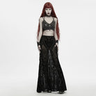 PUNK RAVE Women's Gothic Cross Layered Chain Chest Body Harness