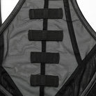 PUNK RAVE Women's Gothic Cutout Halterneck Mesh Shirt