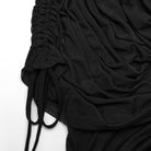 PUNK RAVE Women's Gothic Drawstring Layered Skirt