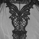 PUNK RAVE Women's Gothic Embroidered Hooded Cloak