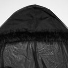 PUNK RAVE Women's Gothic Embroidered Hooded Cloak