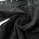 PUNK RAVE Women's Gothic Eyelet Buckle Lace-up Vest