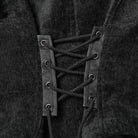 PUNK RAVE Women's Gothic Eyelet Buckle Lace-up Vest