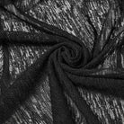 PUNK RAVE Women's Gothic Eyelet Sheer Long Sleeved Cardigan