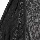 PUNK RAVE Women's Gothic Eyelet Sheer Long Sleeved Cardigan