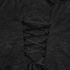 PUNK RAVE Women's Gothic Falbala Off Shoulder Short Sleeved Top