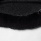 PUNK RAVE Women's Gothic Faux Fur Embroidered  Witchy Cloak