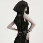 PUNK RAVE Women's Gothic Gourd Chain Bag