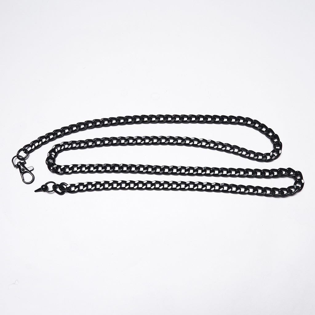 PUNK RAVE Women's Gothic Gourd Chain Bag