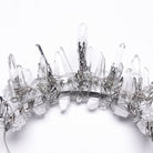 PUNK RAVE Women's Gothic Irregular Beaded Crystal Headwear