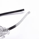 PUNK RAVE Women's Gothic Irregular Beaded Crystal Headwear