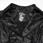 PUNK RAVE Women's Gothic Irregular Mesh Splice Lace-up Waistcoat