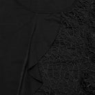 PUNK RAVE Women's Gothic Irregular Off-the-shoulder Ruffled Witch Dress