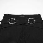 PUNK RAVE Women's Gothic Jacquard Buckle-up Pants