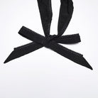 PUNK RAVE Women's Gothic Jacquard Plunging Ruched Halterneck Dress