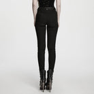 PUNK RAVE Women's Gothic Jacquard Skinny Pants