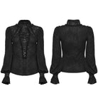 PUNK RAVE Women's Gothic Lace Pullover Long Sleeved Shirt