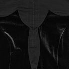 PUNK RAVE Women's Gothic Lace Ruffled Lace-Up Maxi Dress