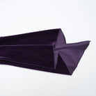 PUNK RAVE Women's Gothic Lace Splice Bell Sleeved Top Violet