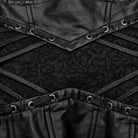 PUNK RAVE Women's Gothic Lace Splice Lace-up Underbust Corset