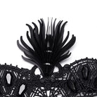 PUNK RAVE Women's Gothic Lace Tassels Mask