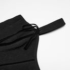 PUNK RAVE Women's Gothic Lace-up Overbust Corset with Detachable Sleeves