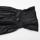 PUNK RAVE Women's Gothic Lace-up Puff Sleeved Ruffle Shirt