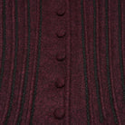 PUNK RAVE Women's Gothic Lace-up Single-breasted Hooded Coat Red
