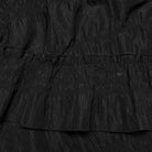 PUNK RAVE Women's Gothic Layered Drawstring Ruched Retro Skirt