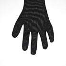PUNK RAVE Women's Gothic Mesh Gloves with Detachable Nails and Cuffs