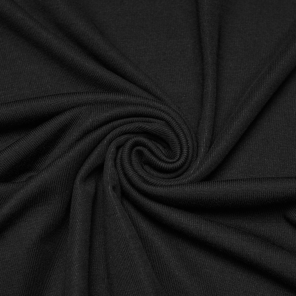 PUNK RAVE Women's Gothic Moon Phase Printed Tank Top