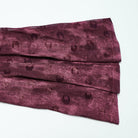 PUNK RAVE Women's Gothic Moon Printed Lace-up Mesh Flared Pants Red