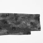 PUNK RAVE Women's Gothic Moon Printed Ruched Mesh Shirt Grey