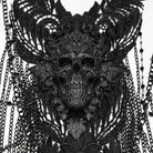 PUNK RAVE Women's Gothic Multilayer Chain Skull Body Harness