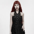 PUNK RAVE Women's Gothic Multilayer Chain Skull Body Harness