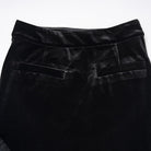 PUNK RAVE Women's Gothic Multilayer Hem Ruched Skirt Black