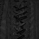PUNK RAVE Women's Gothic Multilayer Ruffle Lace-up Mermaid Skirt