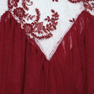 PUNK RAVE Women's Gothic Off-the-shoulder Sequin Lace Gown Fishtail Dress