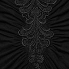 PUNK RAVE Women's Gothic Plunging Floral Embroidered Dress