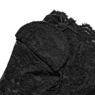 PUNK RAVE Women's Gothic Plunging Sheer Lace Shirt Black