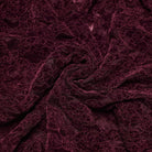 PUNK RAVE Women's Gothic Plunging Sheer Lace Shirt Red