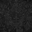 PUNK RAVE Women's Gothic Plunging Split Lace Evening Slip Dress