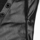 PUNK RAVE Women's Gothic Ripped Hooded Sleeveless Maxi Dress